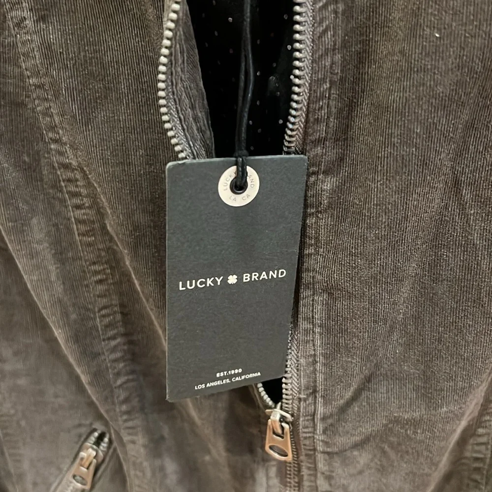 Lucky Brand Women’s Dark Olive Jacket Size xs - Picture 6 of 9